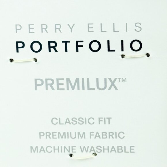 Perry Ellis Portfolio Men's Premilux Taupe Classic Fit Dress Pants 42x32 NWT - Picture 5 of 11